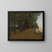 Terassi Villa Pamphili - Jean-Baptiste-Camille Corot — kehystetty taideteos seinällä