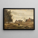 Saint-Servanin maalaus - Jean-Baptiste-Camille Corot — kehystetty taideteos seinällä