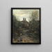 L Semur kirkon polku - Jean-Baptiste-Camille Corot — kehystetty taideteos seinällä