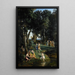 Silène - Jean-Baptiste-Camille Corot — kehystetty taideteos seinällä