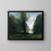 Solitude, Vigen Limousin - Jean-Baptiste-Camille Corot — kehystetty taideteos seinällä