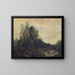 Souvenir d'Ariccia - Jean-Baptiste-Camille Corot — kehystetty taideteos seinällä