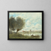 Souvenir d'Ault - Jean-Baptiste-Camille Corot — kehystetty taideteos seinällä