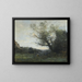 Souvenir d'Italie. La cueillette - Jean-Baptiste-Camille Corot — kehystetty taideteos seinällä