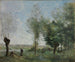 Souvenir de Coubron - Jean-Baptiste-Camille Corot — näkymä teoksesta