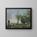 Souvenir de Coubron - Jean-Baptiste-Camille Corot — kehystetty taideteos seinällä