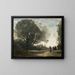 Souvenir de Terracina - Jean-Baptiste-Camille Corot — kehystetty taideteos seinällä