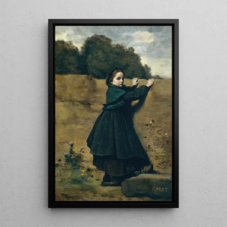 JeanBaptisteCamille Corot - The Curious Little Girl.webp