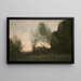La Danse des nymphes - Jean-Baptiste-Camille Corot — kehystetty taideteos seinällä