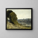 Le départ du batelier - Jean-Baptiste-Camille Corot — kehystetty taideteos seinällä