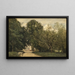 M. Dubuissonin huvila Brunoyssä - Jean-Baptiste-Camille Corot — kehystetty taideteos seinällä