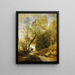 La forêt de Coubron - Jean-Baptiste-Camille Corot — kehystetty taideteos seinällä