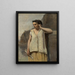 Muse - Jean-Baptiste-Camille Corot — kehystetty taideteos seinällä