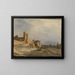 Pyhien palatsi Avignonissa - Jean-Baptiste-Camille Corot — kehystetty taideteos seinällä