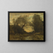 L'Étang à l'entrée des bois - Jean-Baptiste-Camille Corot — kehystetty taideteos seinällä