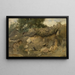 La Carrière de Chaise-Marie Fontainebleaussa - Jean-Baptiste-Camille Corot — kehystetty taideteos seinällä