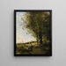 Les collectionneurs de bois - Jean-Baptiste-Camille Corot — kehystetty taideteos seinällä