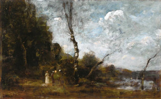 JeanBaptisteCamille Corot - Three Peasant Women By A Wood.webp