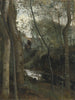 Un ruisseau sous bois - Jean-Baptiste-Camille Corot — näkymä teoksesta