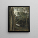 Un ruisseau sous bois - Jean-Baptiste-Camille Corot — kehystetty taideteos seinällä