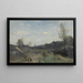 Vallons défrichés - Jean-Baptiste-Camille Corot — kehystetty taideteos seinällä
