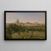 Näkymä Roomasta Pincion vuorelta - Jean-Baptiste-Camille Corot — kehystetty taideteos seinällä
