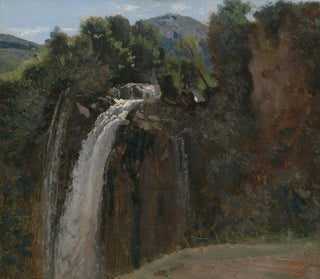 Terni-vesiputous - Jean-Baptiste-Camille Corot — näkymä teoksesta