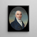 Antoine Royn - Jean-Baptiste-Jacques Augustin -muotokuva — kehystetty taideteos seinällä