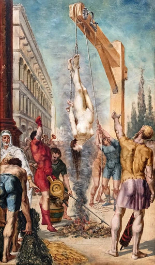 JeanBaptiste Cariven - The torture of smoke Saint Zoe of Rome.webp