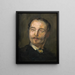 Portrait du vicomte Simon de Montfort 1841-1898 beau-frère de Carpeaux - Jean-Baptiste Carpeaux — kehystetty taideteos seinällä