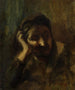 Tête de vieille femme italienne dite Mère de la Palombella - Jean-Baptiste Carpeaux — näkymä teoksesta