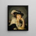 Portrait d'une femme - Jean-Baptiste Greuze — kehystetty taideteos seinällä