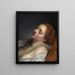 Le Rêveur - Jean-Baptiste Greuze — kehystetty taideteos seinällä