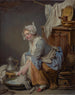 La blanchisseuse - Jean-Baptiste Greuze — näkymä teoksesta