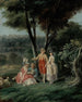 Promenade dans un parc - Jean-Baptiste Hilaire — näkymä teoksesta