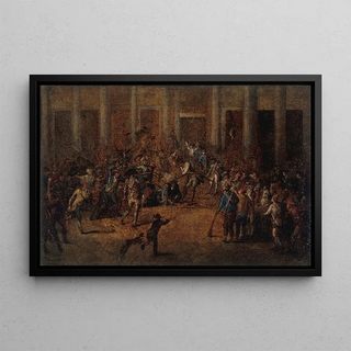JeanBaptiste Lallemand - La mort de Flesselles prvt des marchands devant lHtel de Ville le 14 juillet 1789 actuel 4me arrondissement.webp