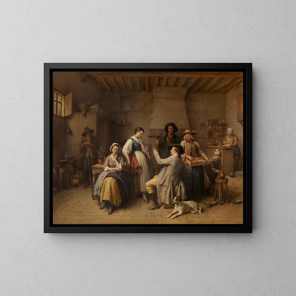 Courtoisie - Jean-Baptiste Madou — kehystetty taideteos seinällä