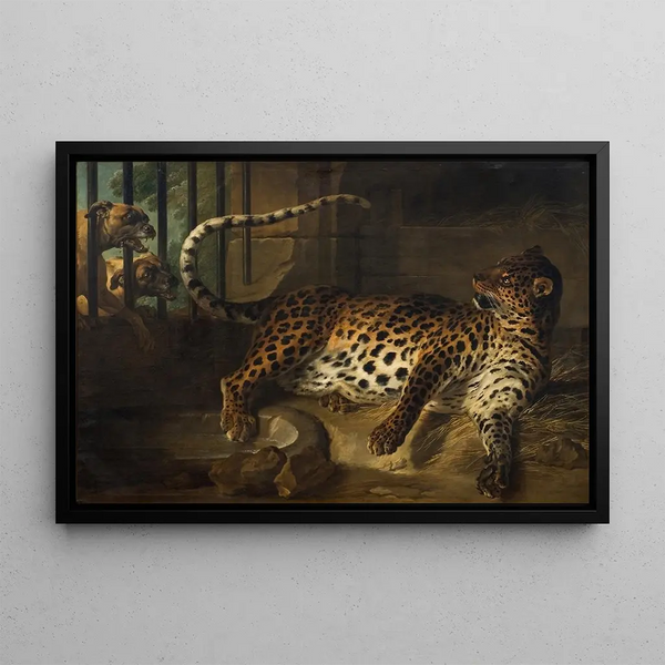 Jean-Baptiste Oudry — kehystetty taideteos seinällä