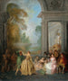 Danseurs dans un pavillon - Jean-Baptiste Pater — näkymä teoksesta
