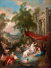 Baigneuses près d'une fontaine, nymphes se baignant dans une piscine - Jean-Baptiste Pater — näkymä teoksesta