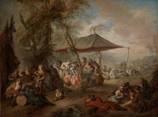 Joies de la vie des soldats - Jean-Baptiste Pater — näkymä teoksesta