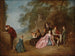 Rakkaus ja leikittely - Jean-Baptiste Pater — näkymä teoksesta