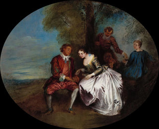 Le Dénicheur de moineaux - Jean-Baptiste Pater — näkymä teoksesta