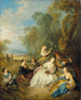 Le concert amoureux, The Amorous Concert - Jean-Baptiste Pater — näkymä teoksesta