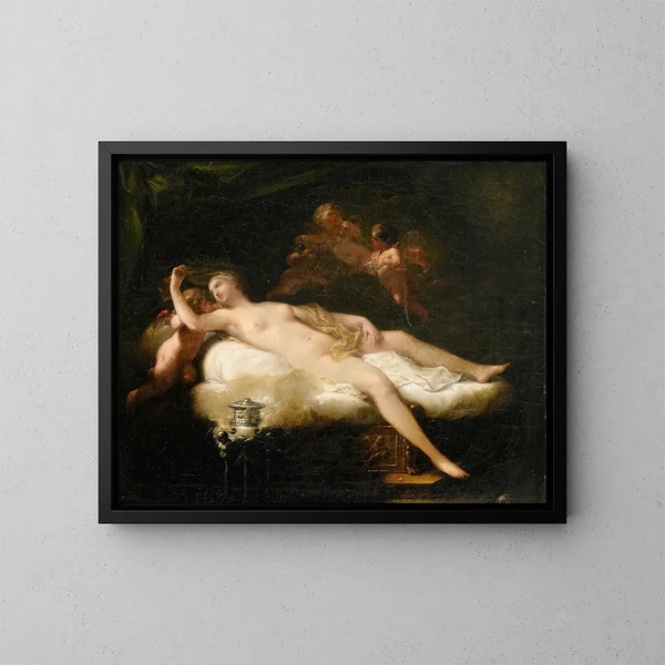 Psyche - Jean-Baptiste Regnault — kehystetty taideteos seinällä