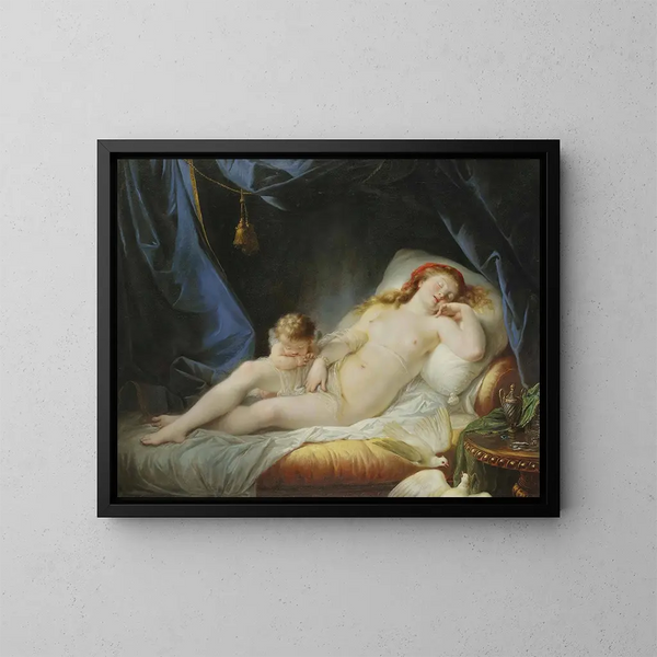 Vénus endormie - Jean-Baptiste Regnault — kehystetty taideteos seinällä