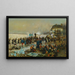 Champigny-maalaus joulukuu 1870 - Jean-Baptiste Édouard Detaille — kehystetty taideteos seinällä