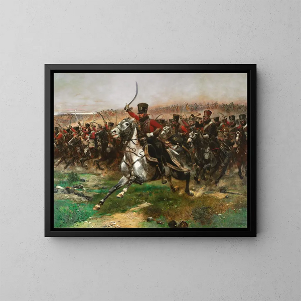 Vive l'Empereur - Jean-Baptiste Édouard Detaille — kehystetty taideteos seinällä