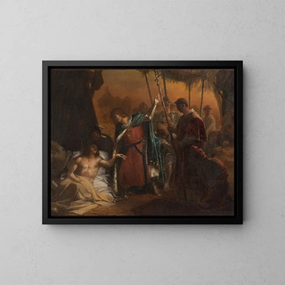 JeanBruno Gassies - Saint Louis malade visitant les soldats atteints de la peste.webp
