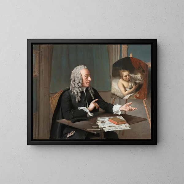 François Tronchin - Jean-Étienne Liotard — kehystetty taideteos seinällä